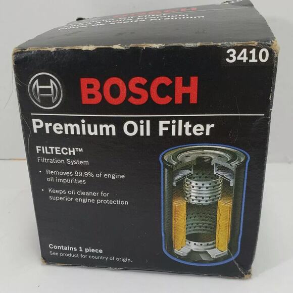 Oil Filter Bosch 3410 filtech Screw-on Part vehicle Maintenance mechanic - Picture 1 of 4